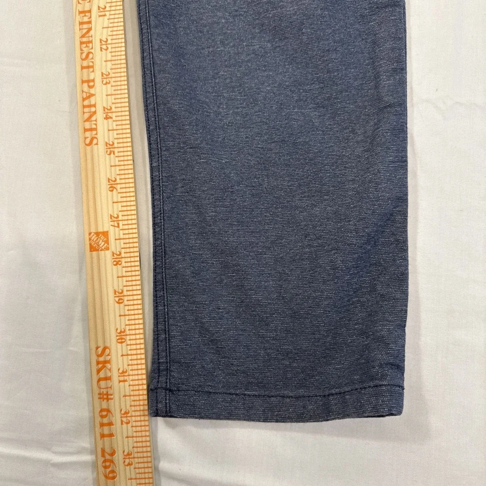 PANTS GOLF Lululemon MEN 36X32 LM56009S ABC Slim Fit  BLUE Grey Chino Athleisure